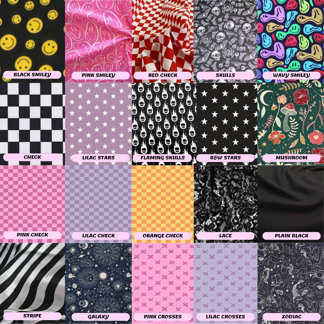 PATTERNED SMOCK DRESS (CHOOSE YOUR FABRIC)