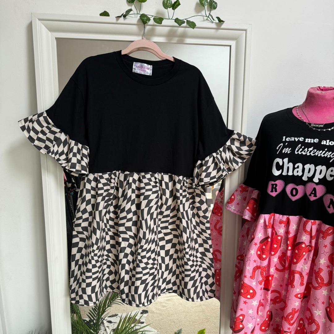 CUSTOM PRINTED FABRIC SMOCK DRESS – LAZY GIRL CLUB CUSTOM PRINTED FABRIC SMOCK DRESS – LAZY GIRL CLUB