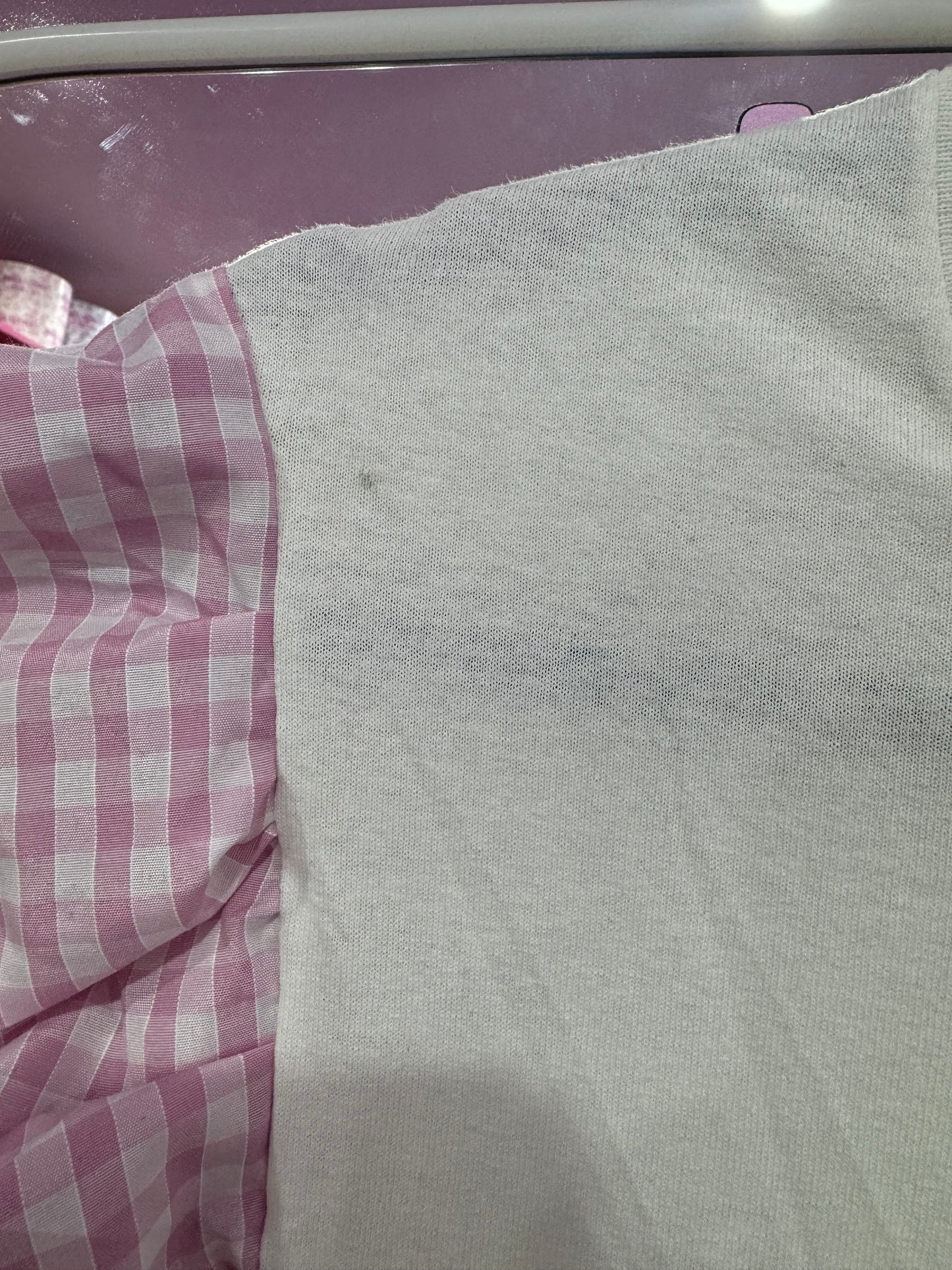 SAMPLE SALE - PINK GINGHAM SMOCK (S)
