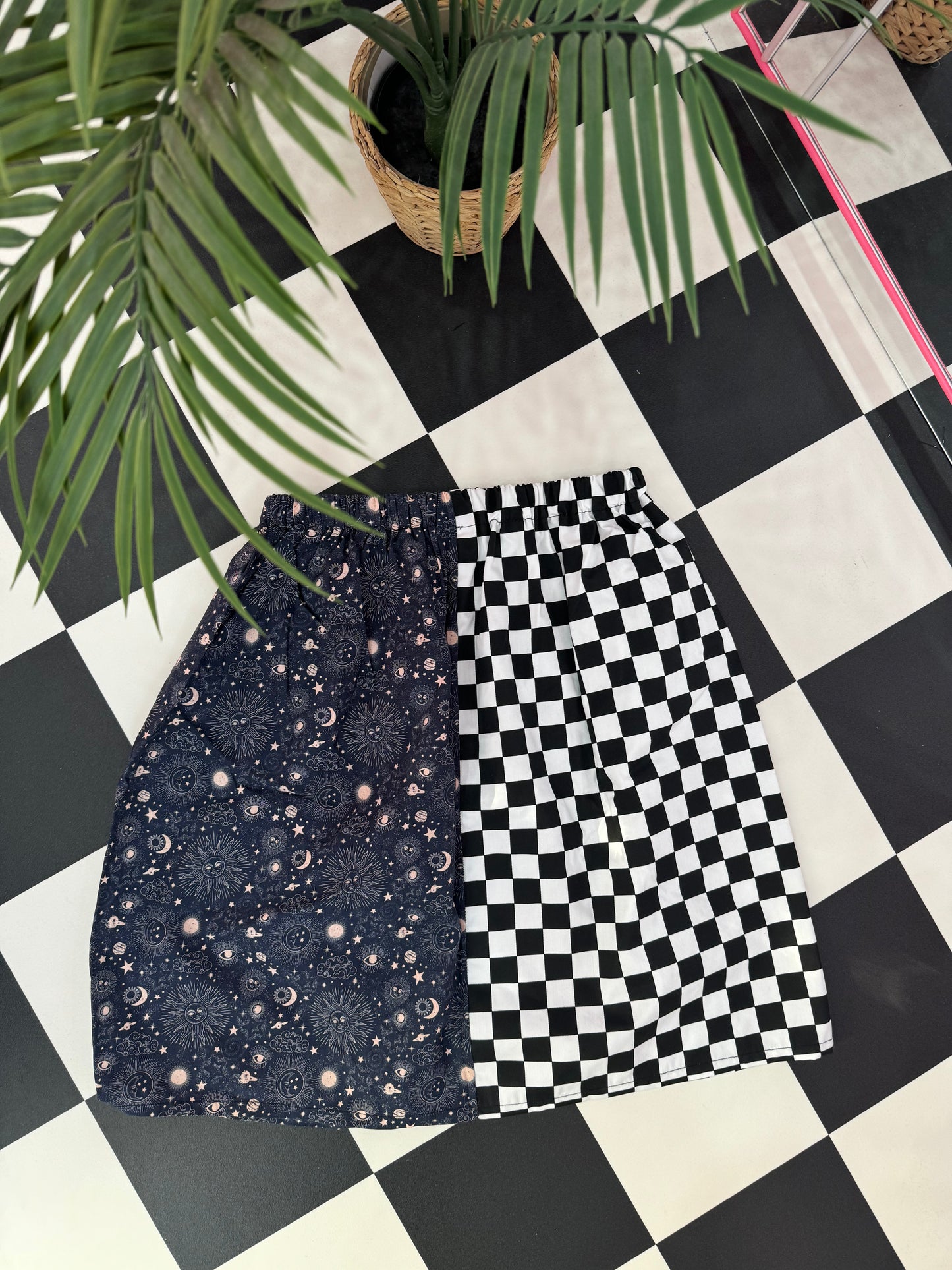 SAMPLE SALE - HALF AND HALF SKIRT (14)