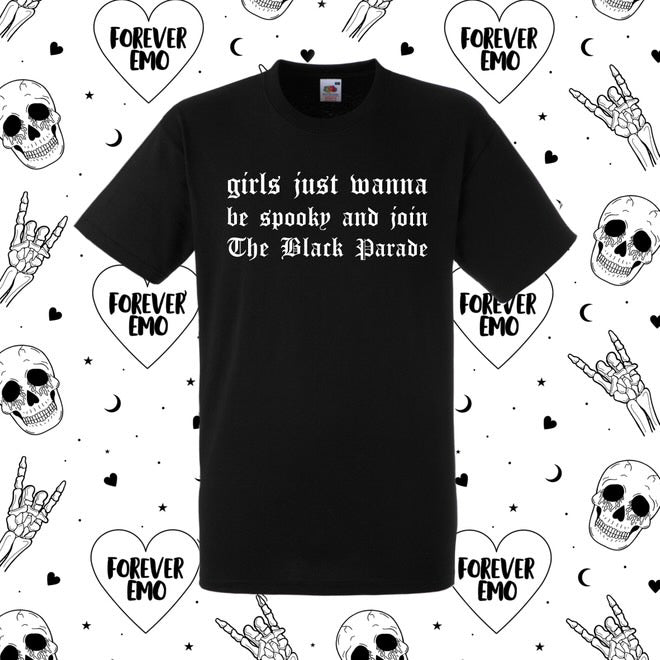 HALLOWEEN BLACK PARADE T-SHIRT