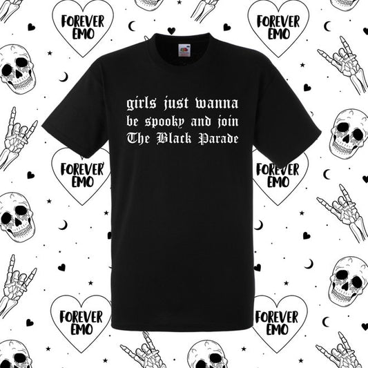 HALLOWEEN BLACK PARADE T-SHIRT