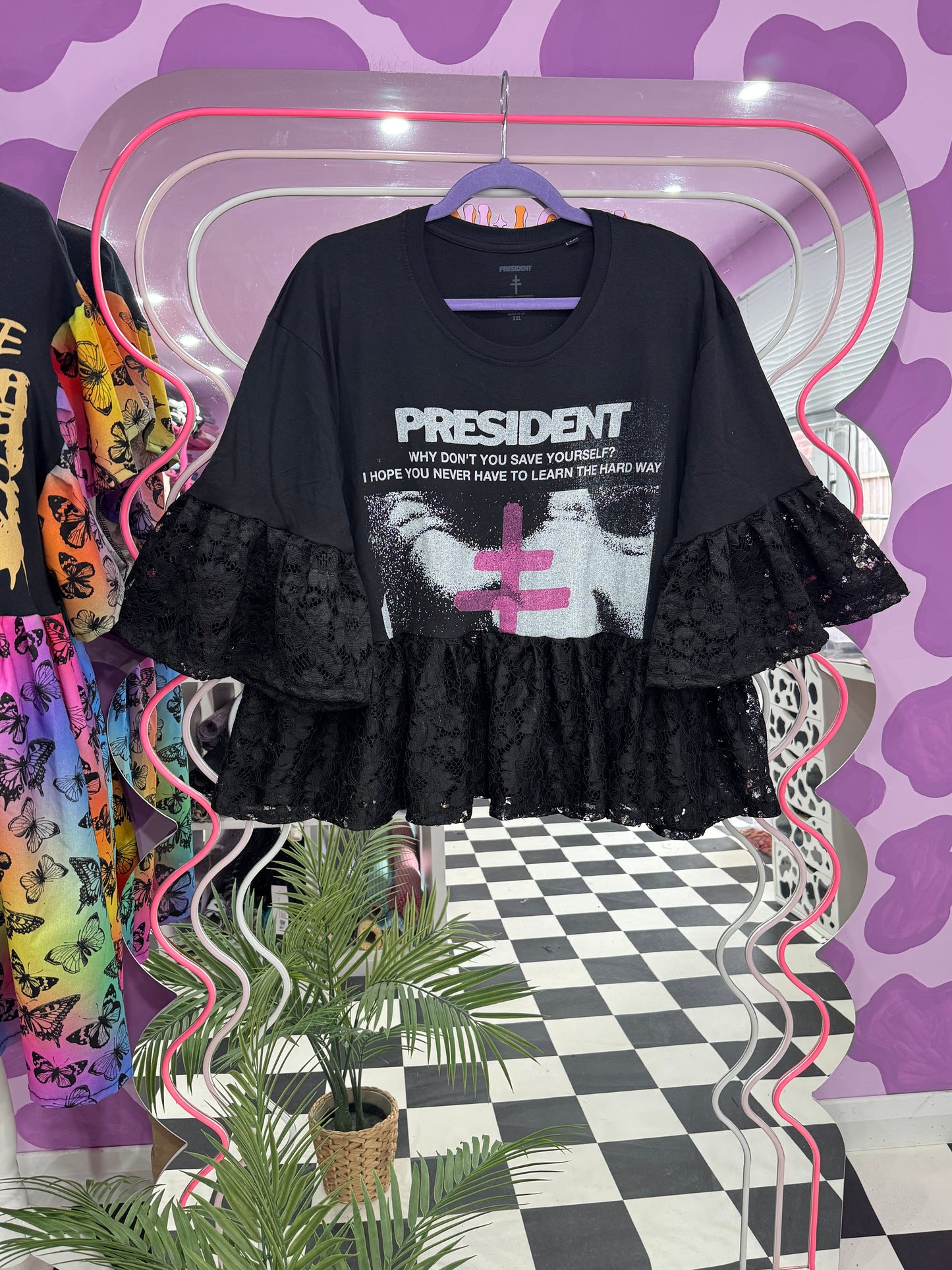 PRESIDENT LACE TOP (2XL)