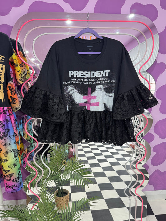 PRESIDENT LACE TOP (2XL)