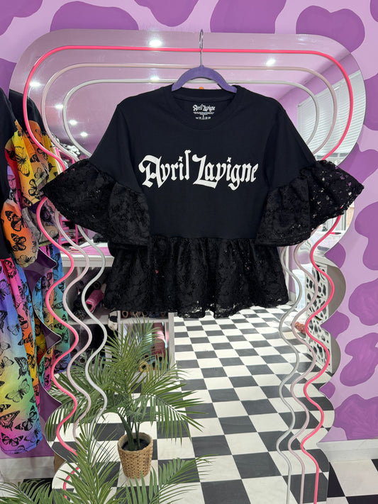 AVRIL LACE TOP (S)