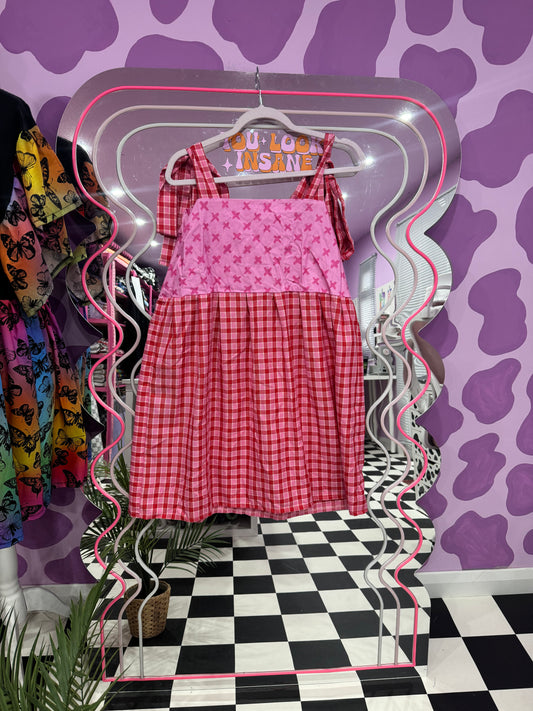 SAMPLE SALE - PINK POPPY DRESS (M)