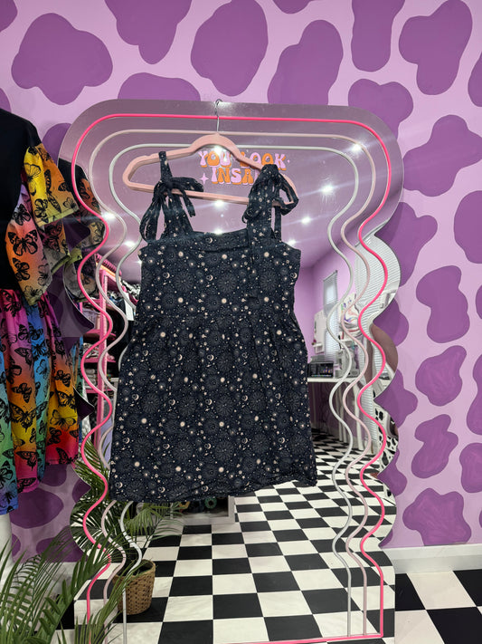 SAMPLE SALE - GALAXY POPPY DRESS (S)