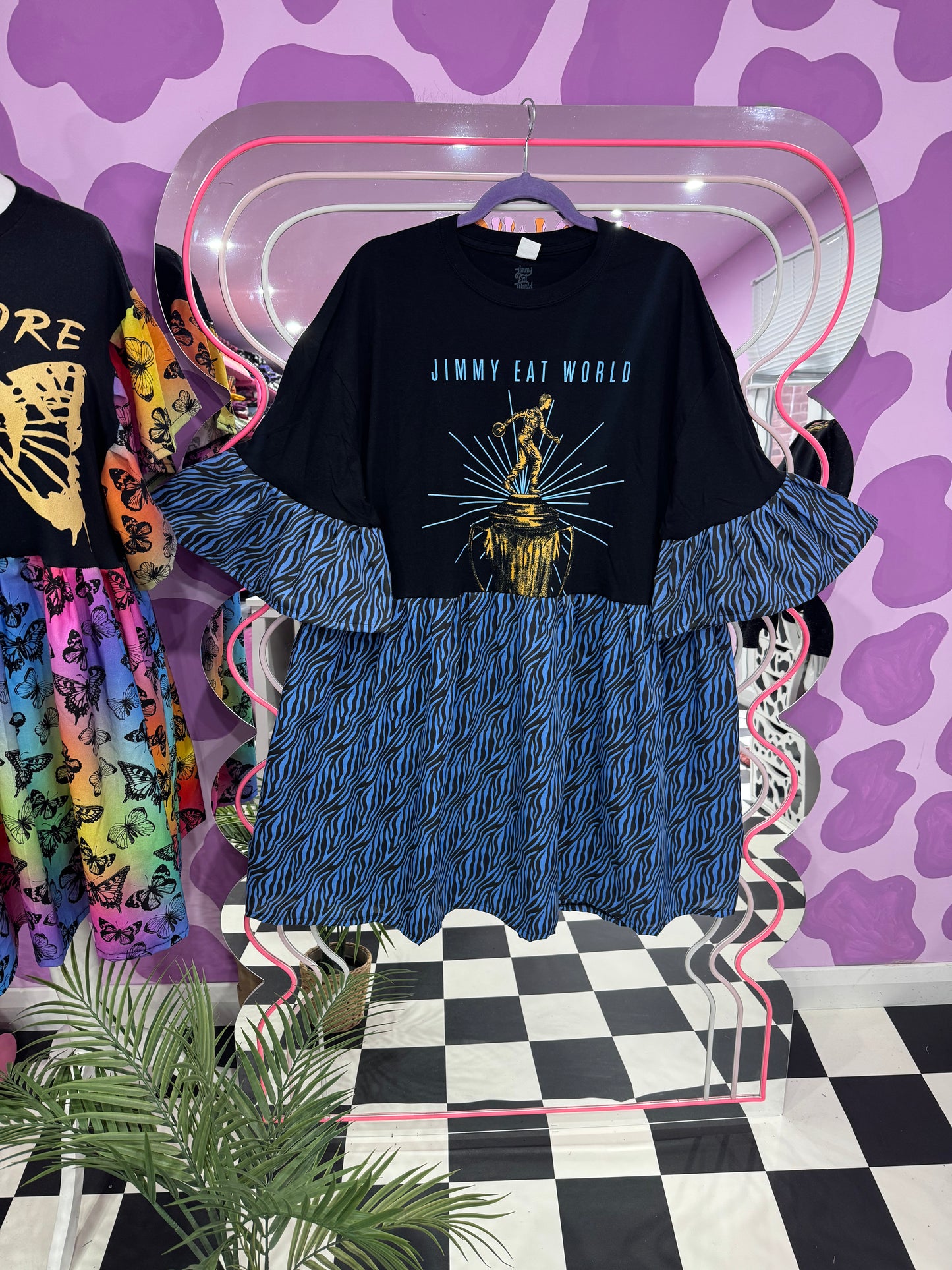 JIMMY EAT WORLD BLUE ZEBRA SMOCK (2XL)