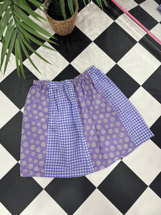 SAMPLE SALE - LILAC SCRAPPY SKIRT (10)