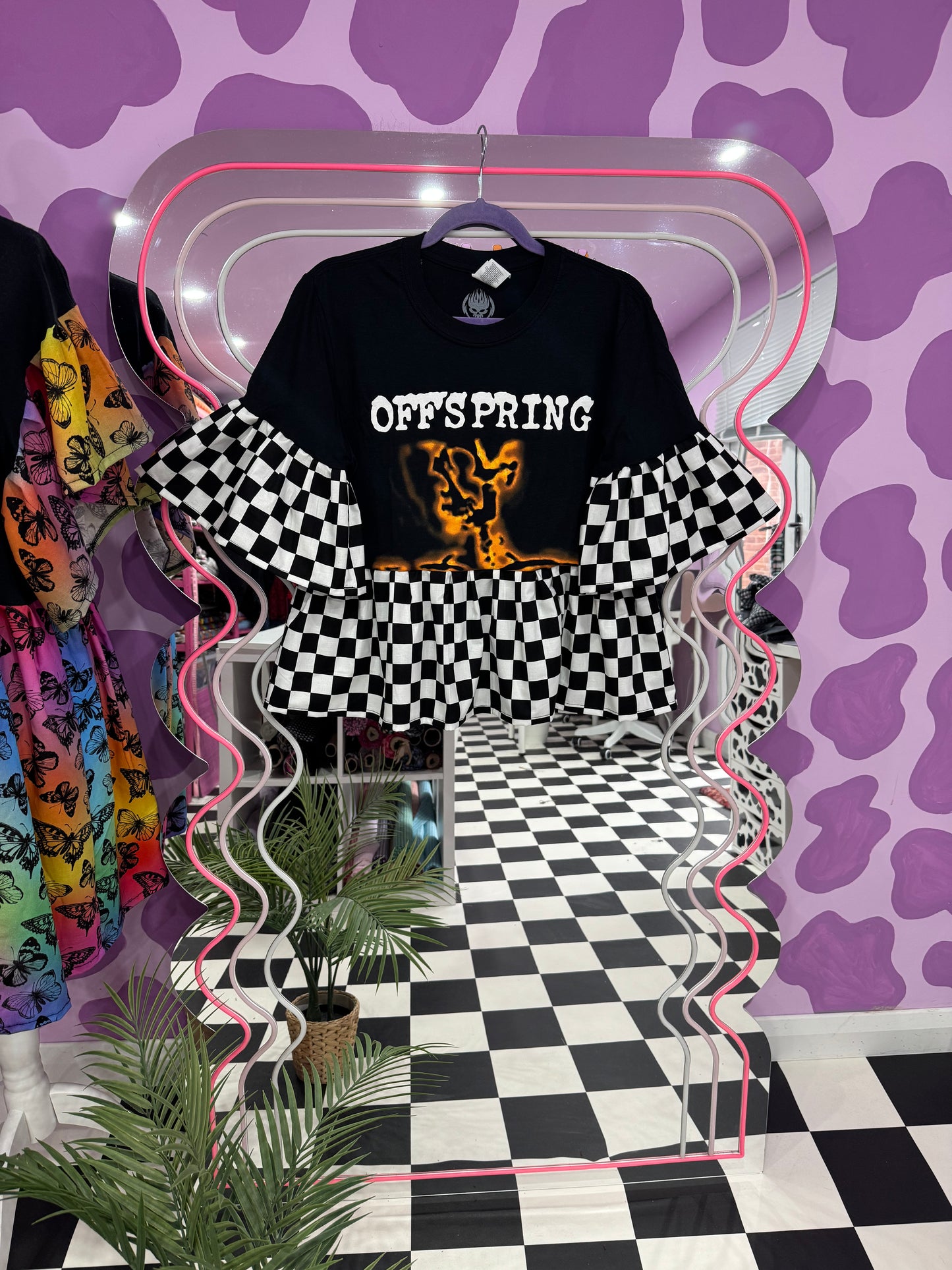 OFFSPRING B&W CHECK TOP (S)