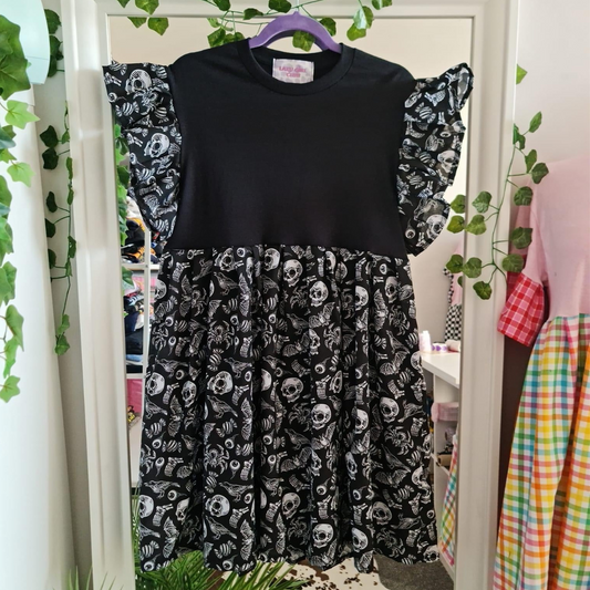 Skulls Smock Dress