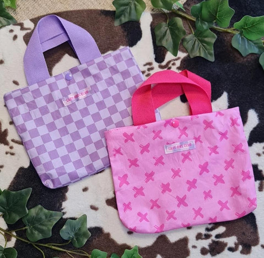 Mini Tote Bags | Pastels